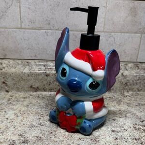 Stitch Christmas Ceramic Soap Dispenser